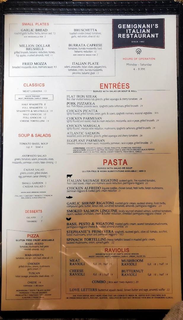 Gemignani's Italian Restaurant